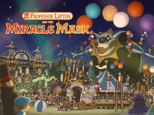 Professor Layton and the Miracle Mask 壁紙