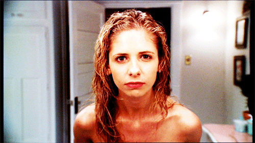 Sarah as Buffy