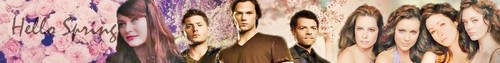  Spring Banner - OUAT Belle, SPN & Streghe#The power of three ♥