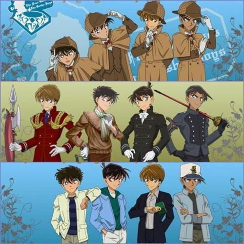  The Gosho Boys in Different Designated Outfits
