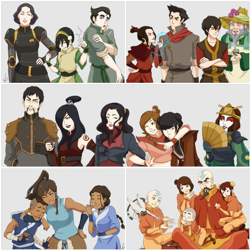  The Last Airbender and The Legend of Korra Characters
