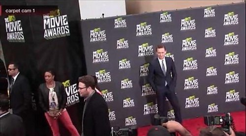  Tom at the 엠티비 Movie Awards 2013