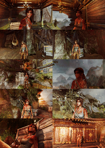  Tomb Raider collage