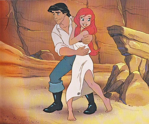  Walt 迪士尼 图书 - Prince Eric & Princess Ariel