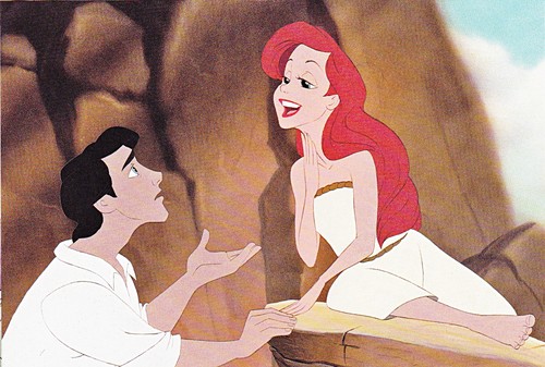  Walt Disney Production Cels - Prince Eric & Princess Ariel