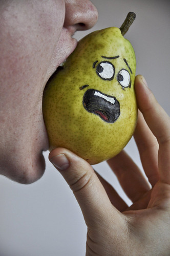 funny poire, pear