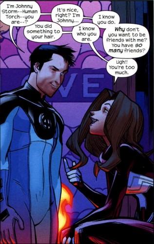  Jessica and Johnny (Ultimate Comics Spider-Man Vol 1 #9)