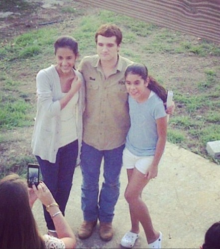  Josh with fans in Panama filming Paradise lost