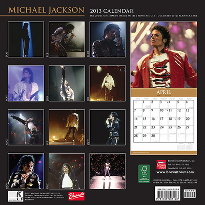 2013 Michael Jackson Calendar