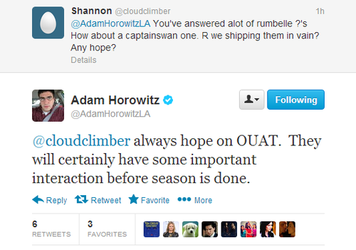  Adam Horowitz Teases CS Will Have 'Important Interaction' Before End of Season