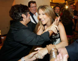 Celine With One Of Her fans