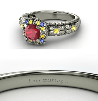  ডিজনি Engagement Ring - Snow White