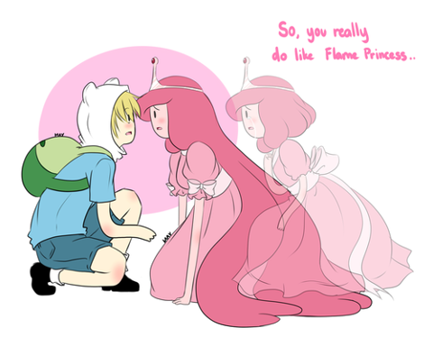  Finn and Princess Bubblegum