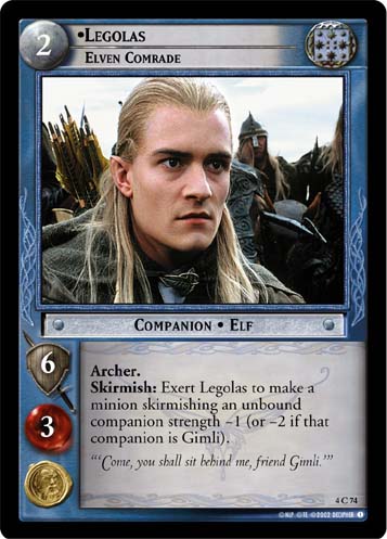  Legolas in Card Game
