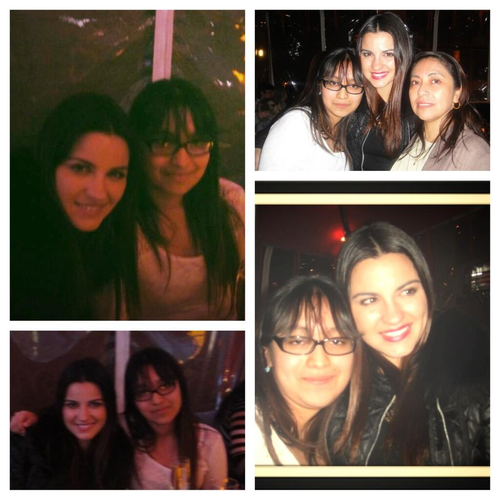  MAITE PERRONI WITH Фаны IN NEW YORK (APRIL 04)