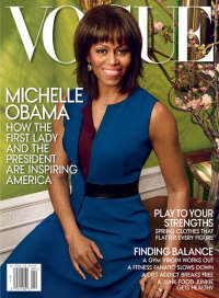  Michelle On The Cover Of "VOGUE" Magazine