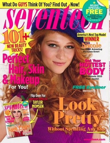  Nicole लोमड़ी, फॉक्स in seventeen magazine