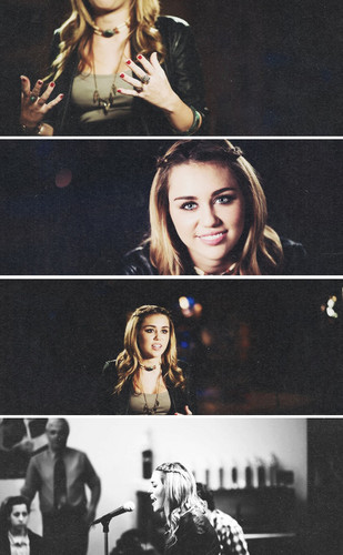  foto of Miley for Real Change.