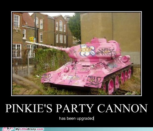 Pinkie's Party súng thần công, pháo