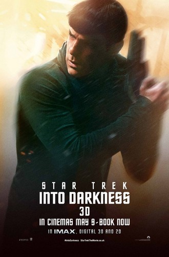  ngôi sao Trek into Darkness Poster