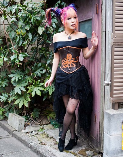  Steampunk fashion, clothing, couture in Tokyo, jepang