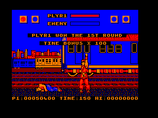  jalan, street Fighter (1988) screenshot
