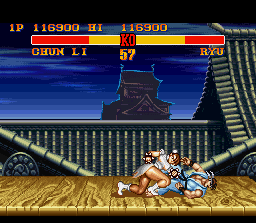  mitaani, mtaa Fighter II Turbo screenshot