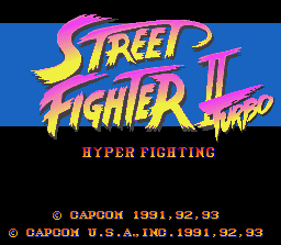  đường phố, street Fighter II Turbo screenshot