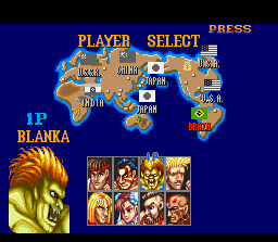  jalan, street Fighter II screenshot