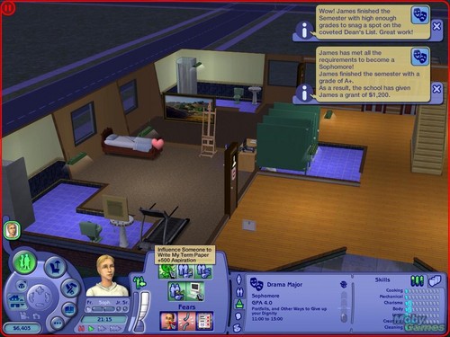  The Sims 2: विश्वविद्यालय screenshot