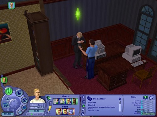  The Sims 2: chuo kikuu, chuo kikuu cha screenshot