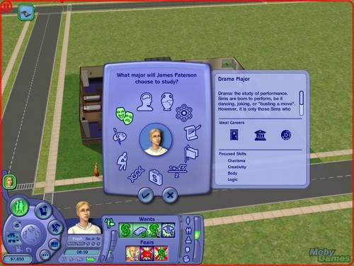  The Sims 2: université screenshot