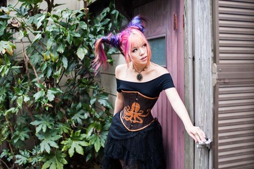  Tokyo, Japão steampunk model La Carmina, lacarmina steam punk couture fashion