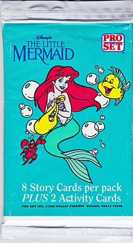  Walt डिज़्नी Cards - The Little Mermaid: Collectible Story Cards Pack
