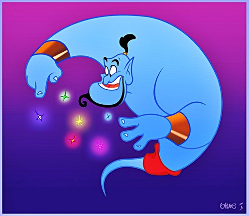  Walt Disney fan Art - Genie