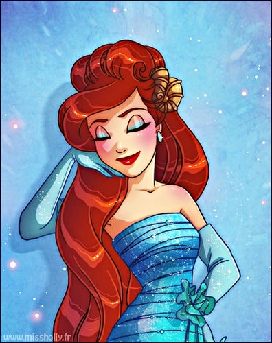  Walt disney fã Art - Princess Ariel