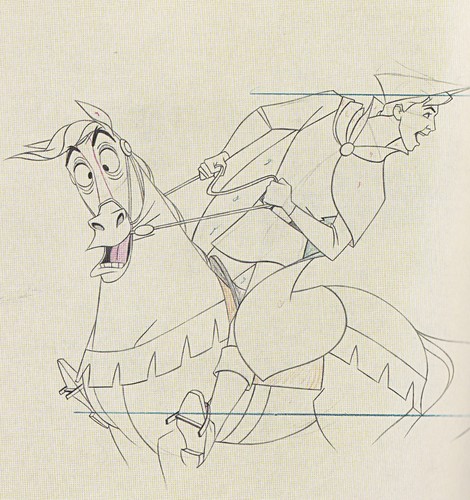  Walt Дисней Sketches - Samson & Prince Phillip