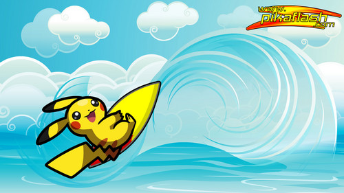  Pikachu surfing