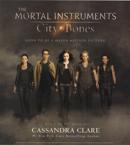 'The Mortal Instruments: City of Bones' poster