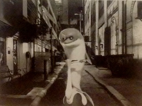  A delphin in a Dark Alley