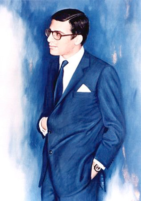  Alexander S. Onassis (painting kwa Michalis Vafiadis)