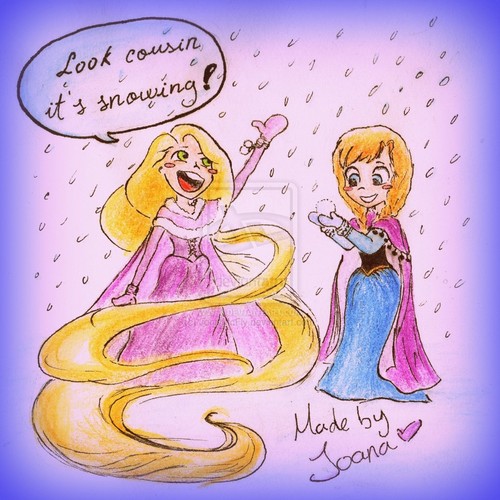  Anna and Rapunzel