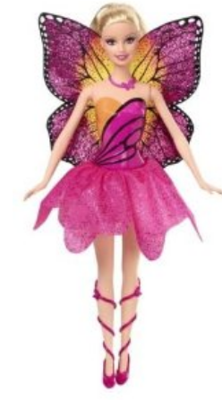  芭比娃娃 Mariposa and the Fairy Princess new doll (Mariposa with small wings)