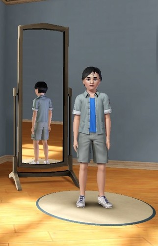 Child Vincent in the Sims 3
