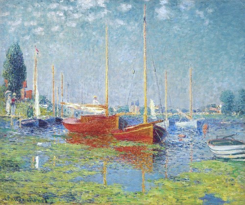 Claude Monet - Argenteuil. Yachts, 1875 