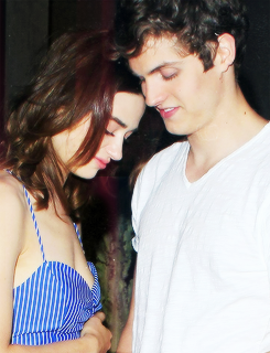 Crystal Reed and Daniel Sharman leaving Bootsy Bellows in West Hollywood - May 10th