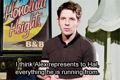  Damien Molony on Hal and Alex