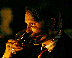  Hannibal Lecter + Glass of wine