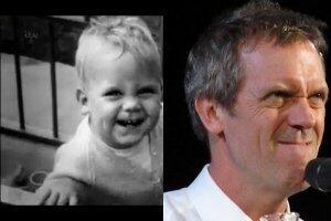 Hugh Laurie Baby and adult