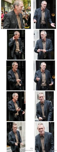  Hugh Laurie outside the BBC Radio 2 studios,.May 7, 2013